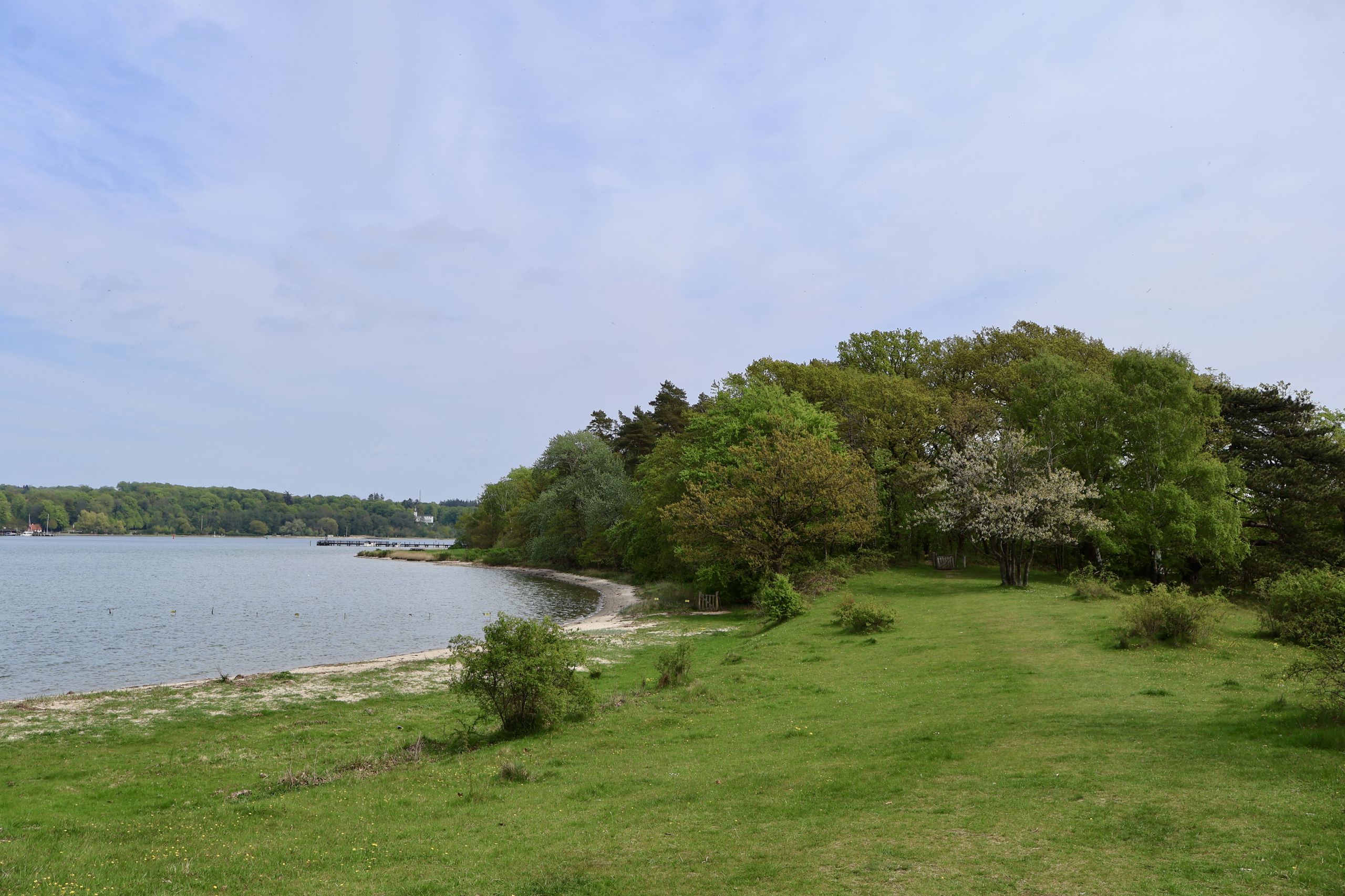 Skansen byder også på en kyststrækning med gode fiskemuligheder.